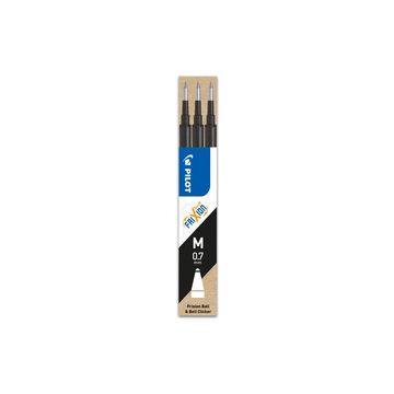 Pilot Recharge pour stylo roller FRIXION BALL 10, noir x3