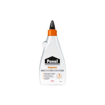 Ponal Colla à bois Express, sans solvant, tube de 550 g
