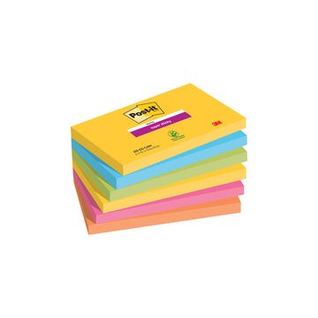 Post-it Bloc-note adhésif super sticky notes, 127 x 76 mm