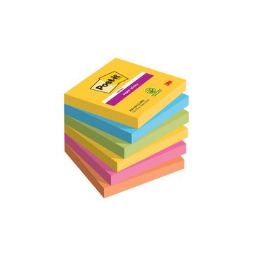Post-it Bloc-note adhésif super sticky notes, 76 x 76 mm