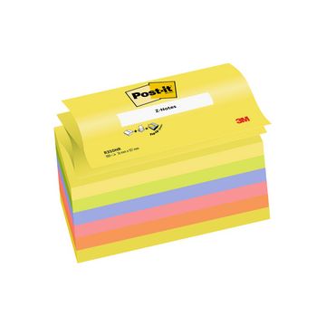 Post-it Bloc-note adhésif z-notes, 127 x 76 mm, 6 couleurs