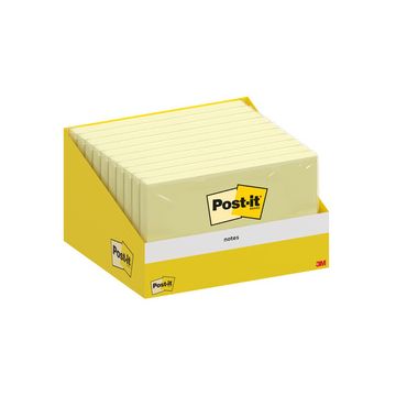 Post-it Bloc-note adhésif, 127 x 76 mm, jaune x10
