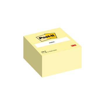 Post-it Bloc-note cube notes, 76 x 76 mm, jaune
