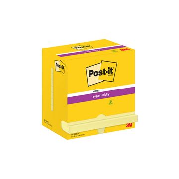 Post-it Bloc-note super sticky notes, 127 x 76 mm, jaune