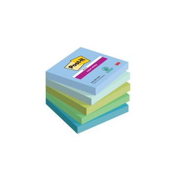 Post-it Bloc-note super sticky notes, 76 x 76 mm, Oasis