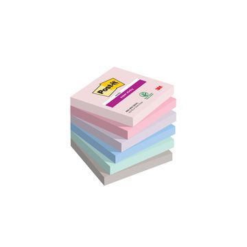 Post-it Bloc-note super sticky notes, 76 x 76 mm, Soulful