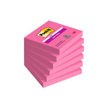 Post-it Bloc-note super sticky notes, 76 x 76 mm, rose