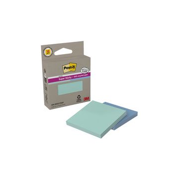 Post-it Bloc-notes Super Sticky Recycling Notes, menthe/bleu