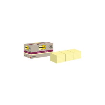 Post-it Bloc-notes super sticky Recycling Notes, jaune