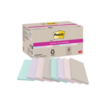 Post-it Bloc-notes super sticky Recycling Notes, pastel