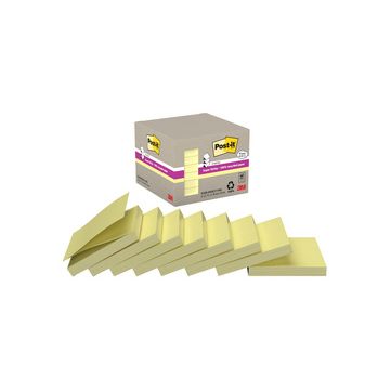 Post-it Bloc-notes super sticky Recycling Z-Notes, jaune