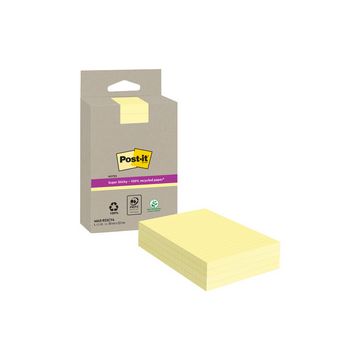 Post-it Bloc-notes super sticky Recycling notes, ligné