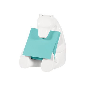 Post-it Distributeur Z-Notes Super Sticky "BEAR", blanc