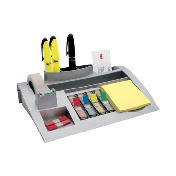Post-it Organiseur de bureau, argent, équipé