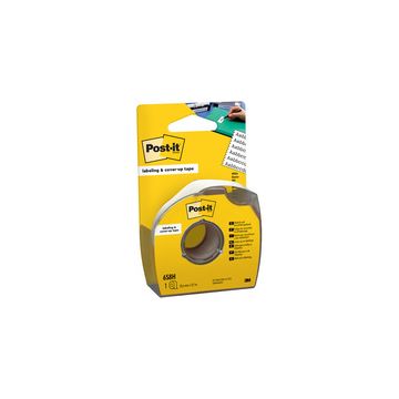 Post-it Ruban de masquage/marquage, 25,4 mm x 17,7 m, blanc