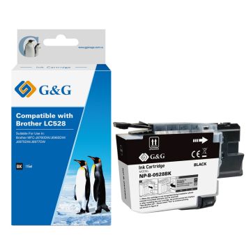Cartouche compatible premium Brother LC528BK - noire