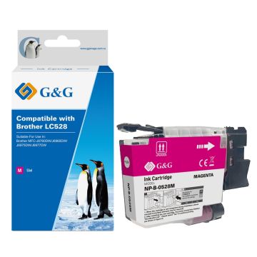 Cartouche compatible premium Brother LC528M - magenta