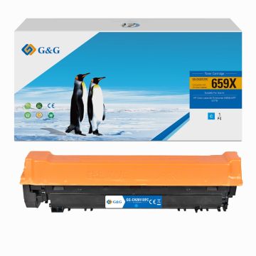 Toner compatible premium HP W2011X / 659X - cyan