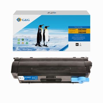 Toner compatible premium Lexmark 55B2H00 - noir