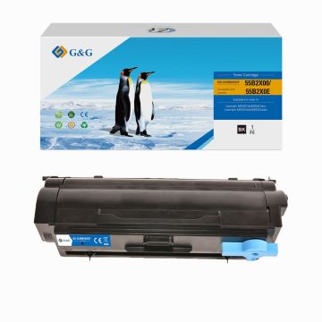 Toner compatible premium Lexmark 55B2X0E - noir