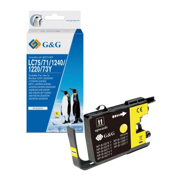 Cartouche compatible premium Brother LC1240Y - jaune