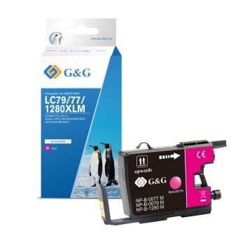 Cartouche compatible premium Brother LC1280XLM - magenta