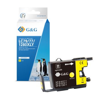 Cartouche compatible premium Brother LC1280XLY - jaune