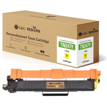 Toner compatible premium Brother TN247Y - jaune