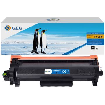 Toner compatible premium Brother TN2510XL - noir