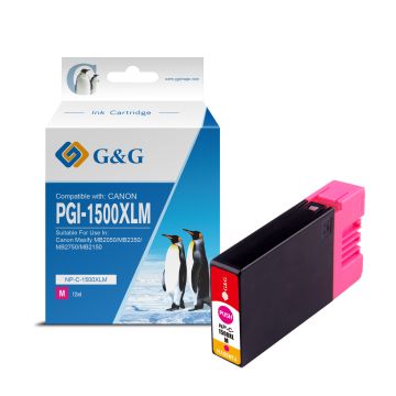 Cartouche compatible premium Canon 9194B001 / PGI-1500 XLM - magenta