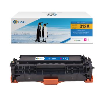 Toner compatible premium HP CF383A / 312A - magenta