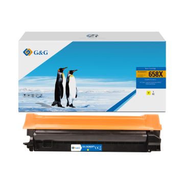 Toner compatible premium HP W2002X / 658X - jaune
