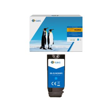 Toner compatible premium Lexmark 74C2HC0 - cyan
