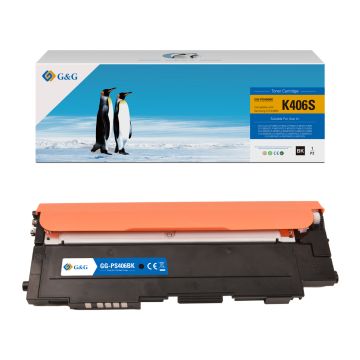 Toner compatible premium Samsung CLTK406SELS / K406 - noir