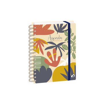 QUO VADIS Agenda perpétuel Eterny, 150 x 210 mm, Fleurs