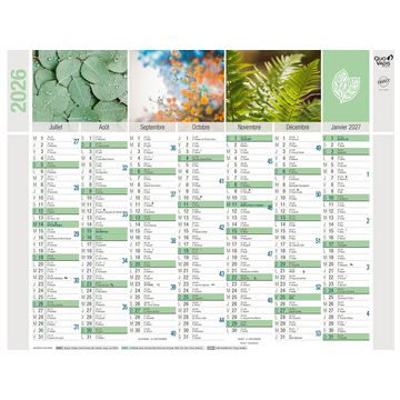 QUO VADIS Calendrier mural "Equology", 430 x 335 mm, 2026