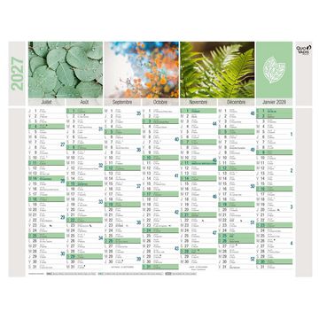 QUO VADIS Calendrier mural "Equology", 430 x 335 mm, 2027 QUO VADIS Calendrier mural "Equology", 430 x 335 mm, 2027