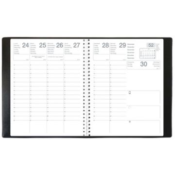 QUO VADIS EXDI Agenda "MERCURE S", 210 x 270 mm, 2027, noir QUO VADIS EXDI Agenda "MERCURE S", 210 x 270 mm, 2027, noir