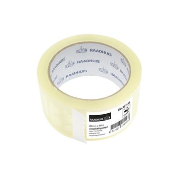 RAADHUIS Ruban adhésif d'emballage 48 mm x 66 m, transparent x6