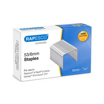 RAPESCO Agrafe Optima 53/8, 5.000 pièces, galvanisé