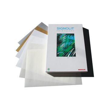 REGULUS Film PET autoadhésif SIGNOLIT SC, A4, transparent REGULUS Film PET autoadhésif SIGNOLIT SC, A4, transparent