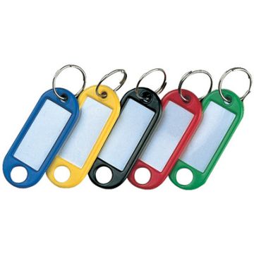 RESKAL Porte-clés avec anneau, diamètre: 14 mm, noir RESKAL Porte-clés avec anneau, diamètre: 14 mm, noir