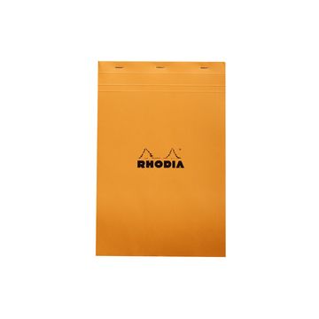 RHODIA Bloc agrafé No. 19, format A4+, uni, orange