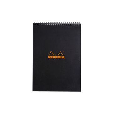 RHODIA Bloc spiralé No. 18, format A4, pointillé dot, noir