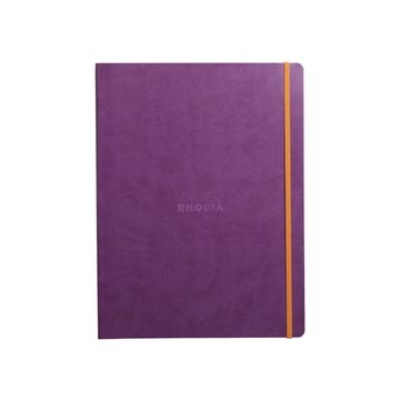 RHODIA Carnet de notes RHODIARAMA, A4+, ligné, violet