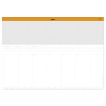 RHODIA Sous-main semainier non daté RHODIATIME, A2