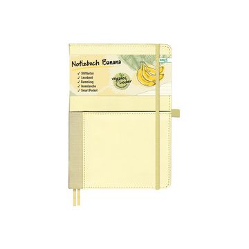 RNK Verlag Cahier Vegan "Banana", ligné, A5