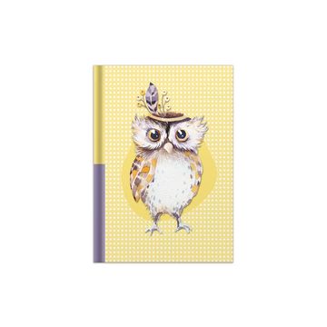 RNK Verlag Carnet de notes "Chouette", A5, 96 feuilles