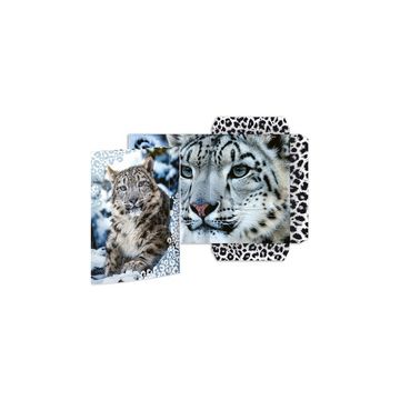 RNK Verlag Carton à dessin "Léopard des neiges", A3