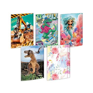 RNK Verlag Carton à dessin "Tendance", A3 - assortiment